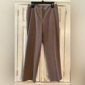 Investments Classic Trouser Pants in Taupe Brown